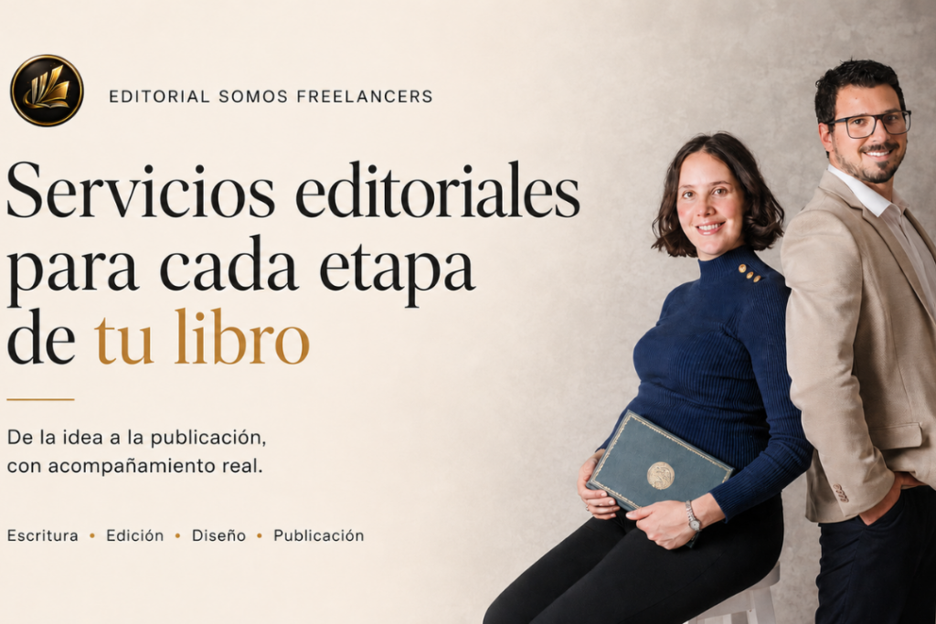 servicios editoriales para cada etapa de tu libro: escritura, correccion, diseño, publicacion