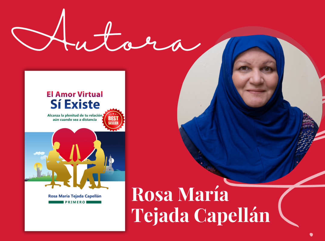 Rosa María Tejada Capellán, escritora independiente, autora de "El amor virtual sí existe", una trilogía próximamente completa y disponible en Amazon.