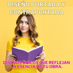 Diseñamos tu portada, contraportada y versión Kindle, ajustadas a las medidas de Amazon