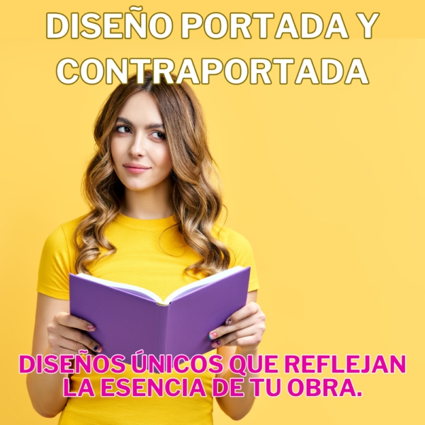 Diseñamos tu portada, contraportada y versión Kindle, ajustadas a las medidas de Amazon