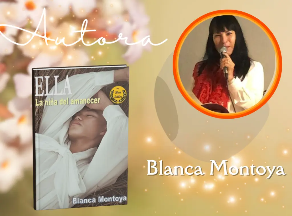 Blanca Montoya autora de Ella la niña del amanecer