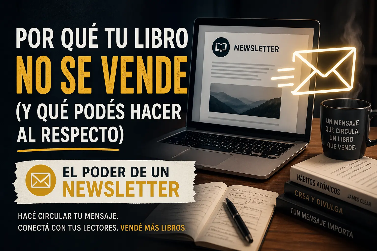 Tu libro no se vende Potencia tus ventas usando newsletters - guía para autores