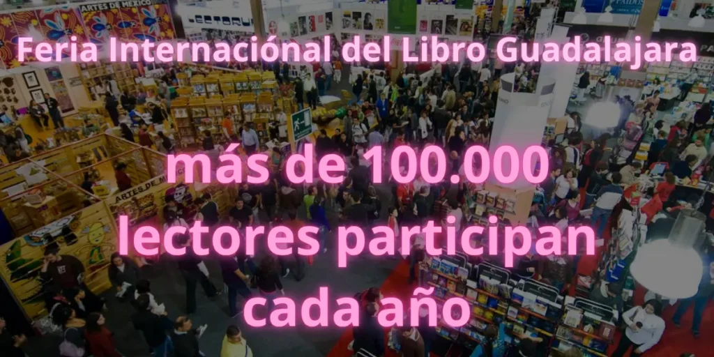 espectadores que concurren a la feria del libro de guadalajara