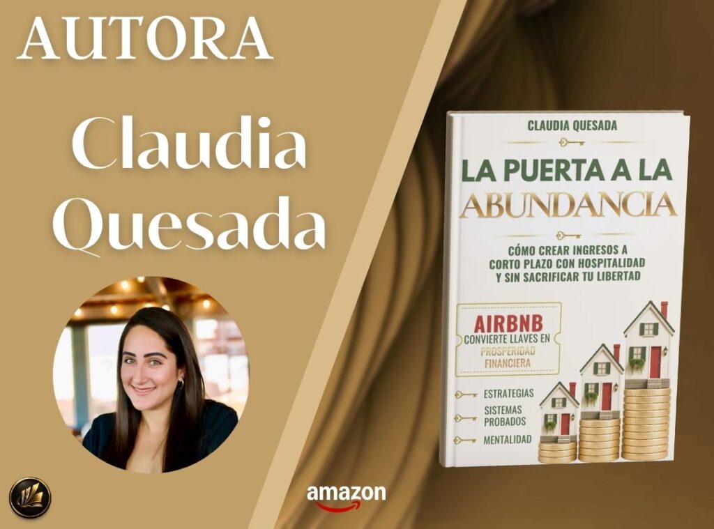 Claudia Queada autora de la Puerta a la abundancia