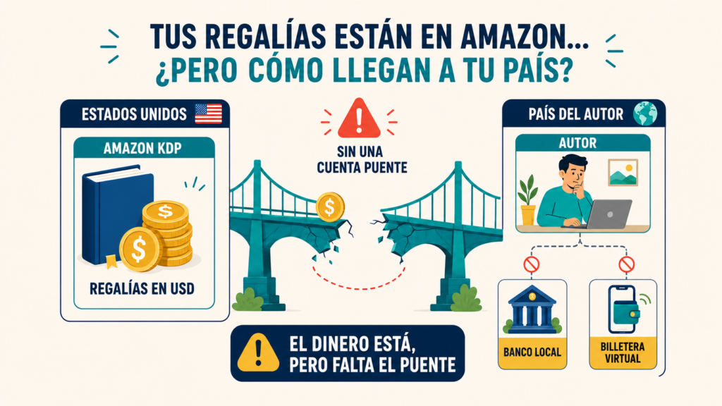 Como cobrar regalías de Amazon KDP desde Latinoamérica