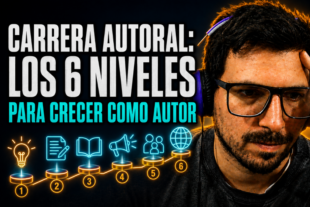 Carrera autoral los 6 niveles para crecer como autor