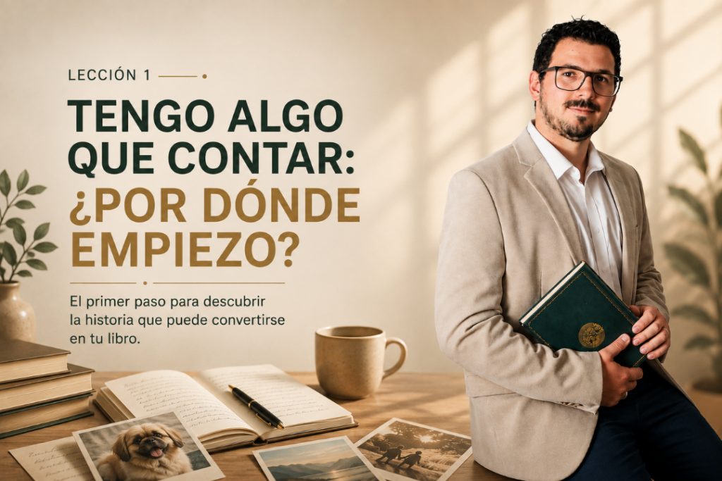 Leccion 1: Tengo algo que contar por donde empiezo?