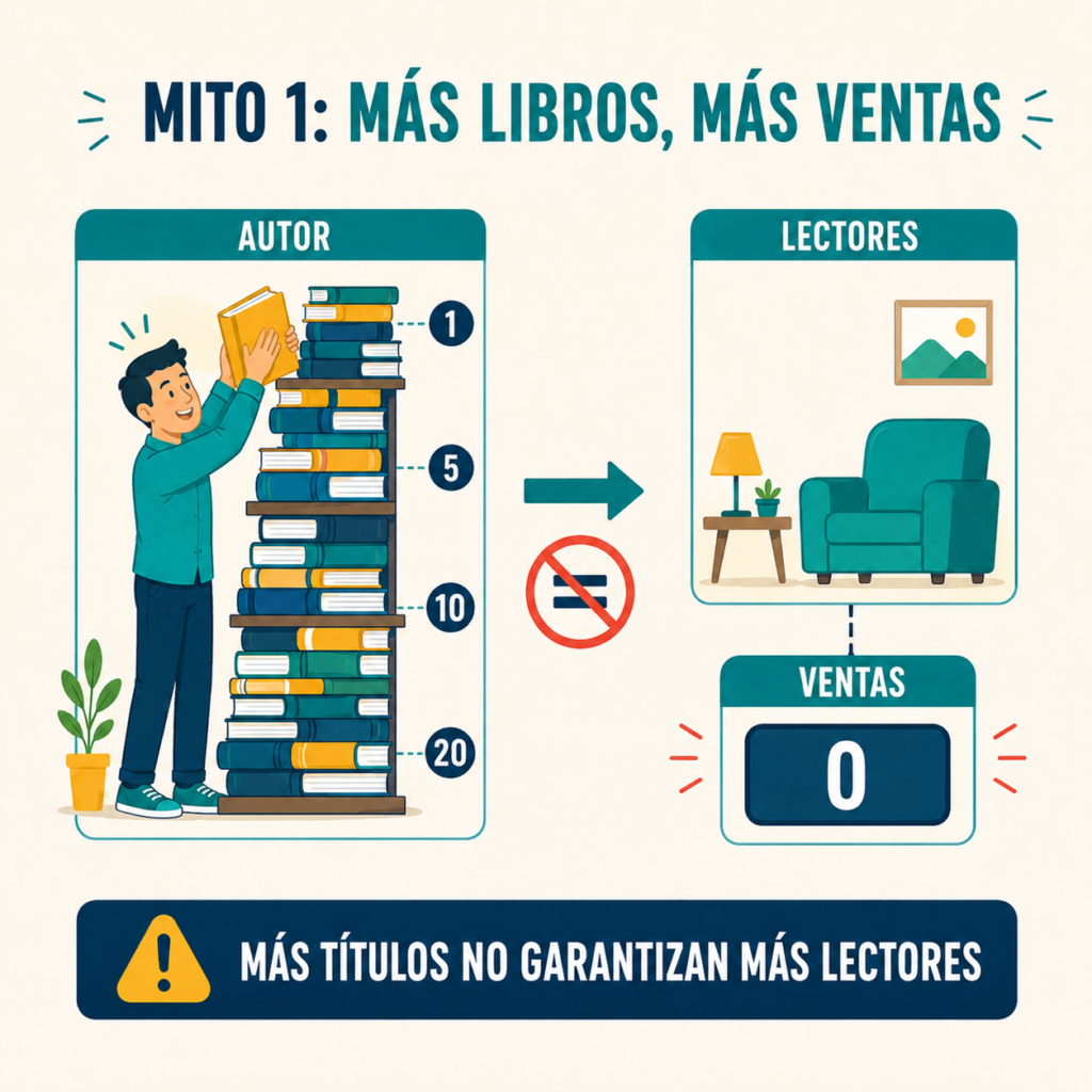 Cómo vender más libros: tres mitos que pueden frenar tu crecimiento como autor