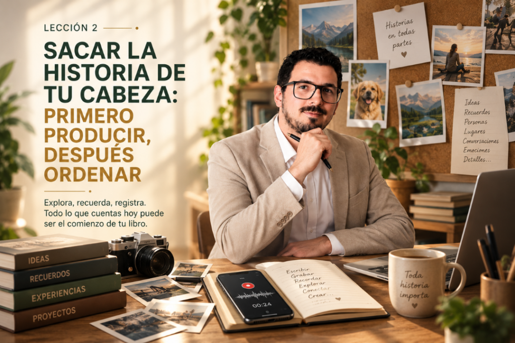 Sacar la historia de tu cabeza leccion 2