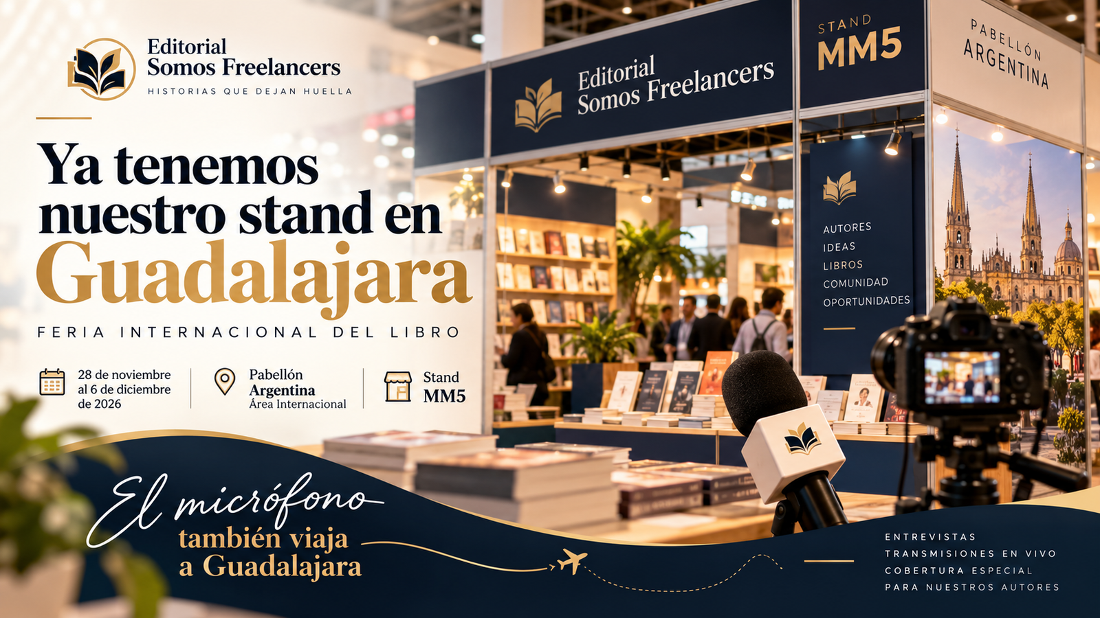 stand mm5 pabellon argentina - editorial somos freelancers