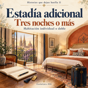 Estadías adicionales desde tres noches o más: USD 98 por noche doble.