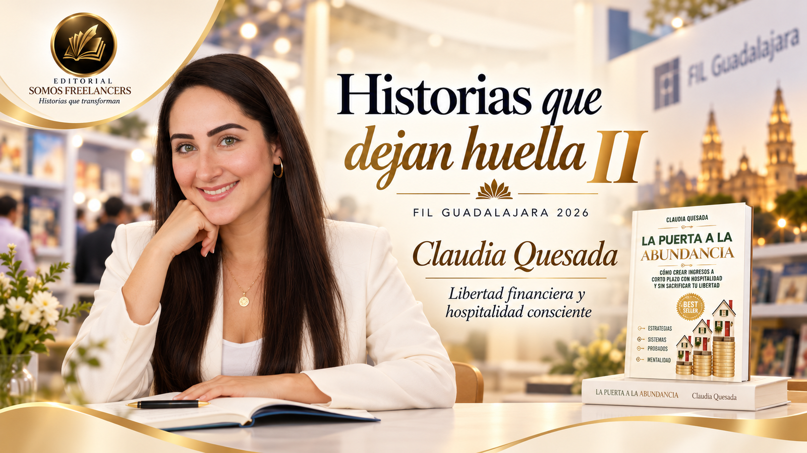 Historias que dejan huella II - Claudia Quesada - Guadalajara 2026