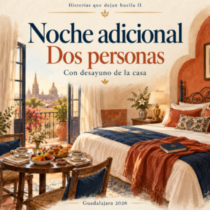 Noche adicional para dos personas: USD 119, con desayuno de la casa.