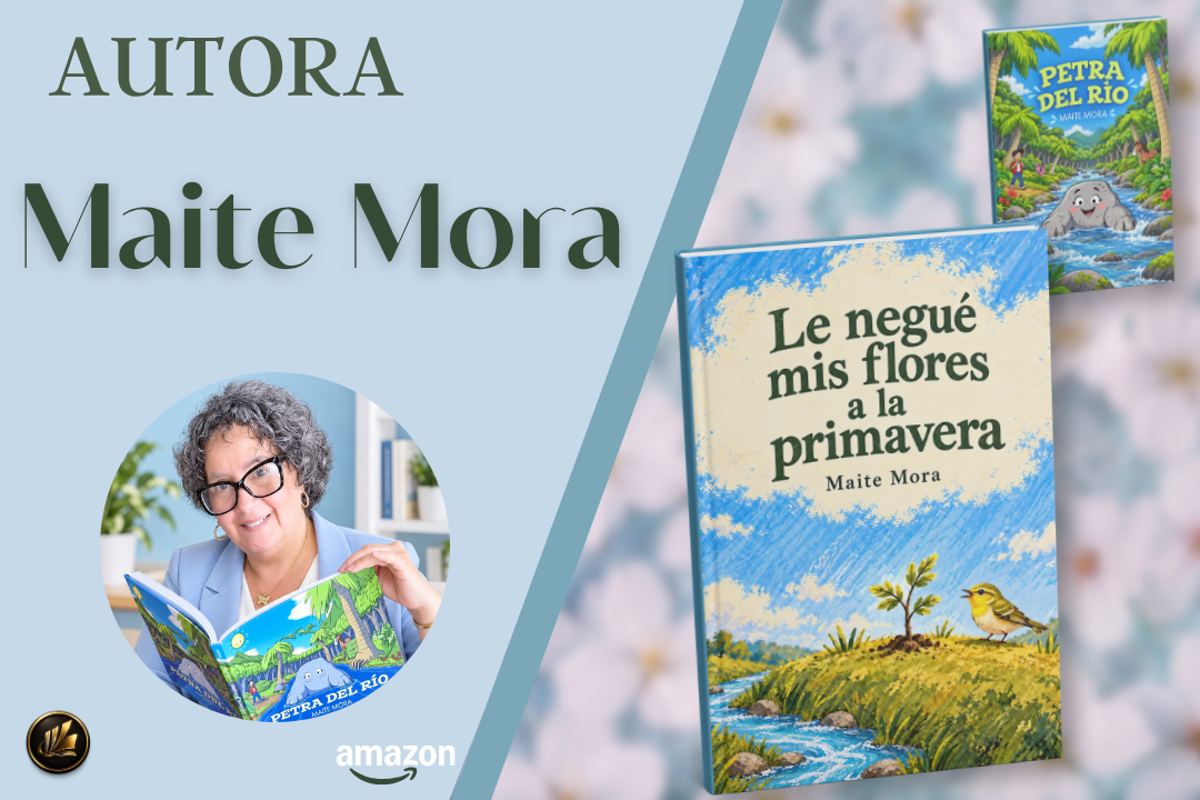 Maite Mora autora de petra del rio y le negué mis flores a la primavera